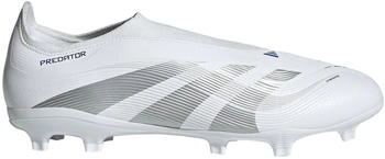 Adidas Predator League Laceless FG/MG (ID3860) cloud white/silver metallic/bright royal