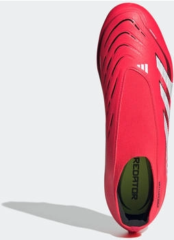 Adidas Predator League Laceless FG/MG (ID3859) lucid red/cloud white/core black – Perfekte Passform für maximale Performance