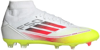 Adidas F50 League Mid FG/MG Women (IE1459) cloud white/lucid red/solar yellow