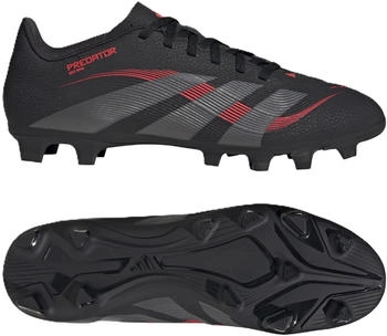 Adidas Predator Club FG/MG (ID1325) core black/grey four/lucid red – Adidas Predator Club FG/MG (ID1325) core black/grey four/lucid red - Präzision und Kontrolle auf höchstem Niveau