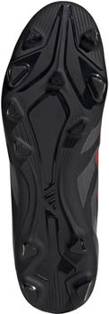 Adidas Predator Club FG/MG (ID1325) core black/grey four/lucid red – Vielseitigkeit für unterschiedliche Untergründe