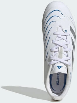 Adidas Predator League Kids FG/MG (ID3751) cloud white/silver metallic/bright royal – Optimale Ballbeherrschung durch fortschrittliche Predator-Technologie