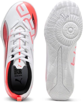 Puma Ultra 5 Play IT Jr (108327) white/black/glowing red – Überragende Ballkontrolle für junge Techniker