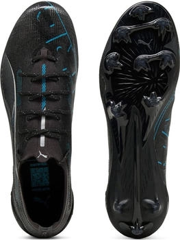 Puma Ultra 5 Ultimate FG (108159-02) black/silver/bright aqua – Überragende Ballkontrolle durch innovative Materialien