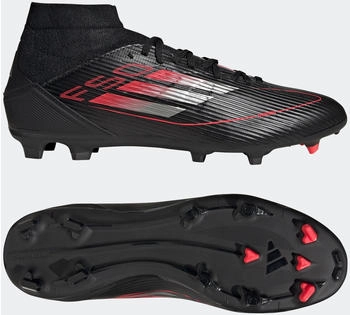 Adidas F50 League Mid FG/MG (JI0435) core black/iron metallic/lucid red – Adidas F50 League Mid FG/MG (JI0435) core black/iron metallic/lucid red für präzise Ballkontrolle