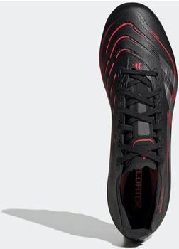 Adidas Predator League MG (ID3772) core black/grey four/lucid red – Meisterhafte Ballkontrolle für präzise Pässe und Schüsse