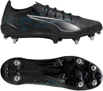 Puma Ultra 5 Ultimate MxSG Stollen-Fu&szlig;ballschuhe 02 schwarz silber bright aqua