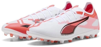 Puma Ultra 5 Match MG Fu&szlig;ballschuhe 01 puma wei&szlig; puma schwarz glowing red