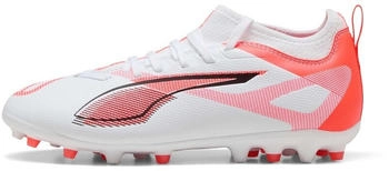 Puma Ultra 5 Match MG Jr (108349-01) white/ black/glowing red