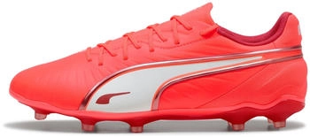 Puma King Match FG/AG (108315-01) glowing red/white/red fire