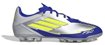 Adidas F50 League Messi AG JR8057 Fußballschuhe silbermetallic solaryellow lucidblue