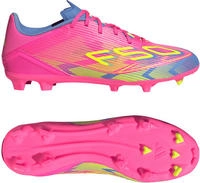 adidas F50 League FG/MG Fu&szlig;ballschuhe IE1291 - lucid pink/lucid lemon/blue fusion 47