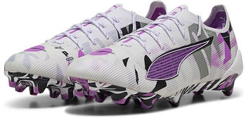 Puma ULTRA 5 ULTIMATE FOREVER FG Fu&szlig;ballschuhe white pure magenta feather gray