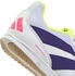 (ID3804) cloud white/collegiate purple/lucid lemon