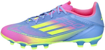Adidas F50 League MG IE1236 Fu&szlig;ballschuhe blau-fusion hellgelb hellrosa