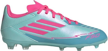 Adidas F50 League Messi FG IH0931 Fu&szlig;ballschuhe flash aqua lucid pink lucid cyan