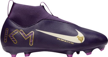 Nike Jr. Mercurial Superfly 10 Academy Kylian Mbappé MG High-Top (HF3417-500) grand purple/pale ivory