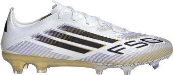Adidas F50 Pro FG (JH7686) cloud white/core black/gold metallic