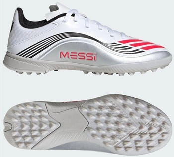 Adidas F50 Messi League TF Kids (JP7456) cloud white/lucid red/silver metallic