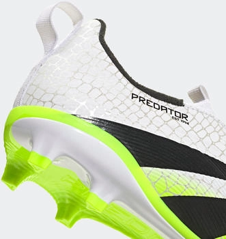 Adidas Predator League Laceless FG/MG Kids cloud white/core black/lucid lemon