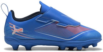 Puma ULTRA 6 PLAY FG/AG Jr (108533-01) ultra blue/puma white/glowing red