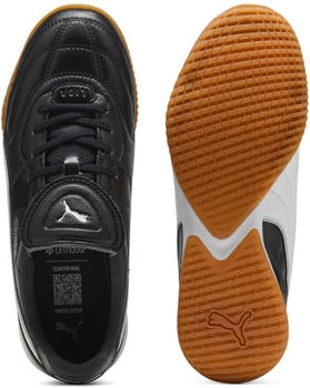 Puma King Liga IT (108477) puma black/puma white/puma silver – Synthetik-Obermaterial verbessert Ballkontrolle und Haltbarkeit