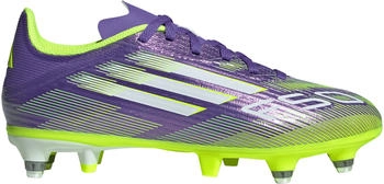 Adidas F50 League SG Studded Football Boots purple rush/cloud white/lucid lemon