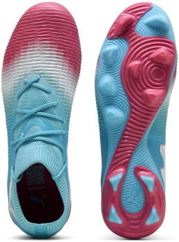 Puma Future 8 Match FG/AG hero blue/puma white/sunset pink – Vielseitige Bodeneignung für wechselnde Spielbedingungen