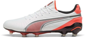 Puma King Ultimate FG/AG (107809) puma white/puma silver/glowing red/puma black – Puma King Ultimate FG/AG – optimiert für präzise Ballkontrolle