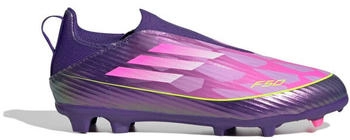 Adidas F50 League Laceless Kids FG/MG (IE3743) Lamine Yamal purple / cloud white / lucid lemon