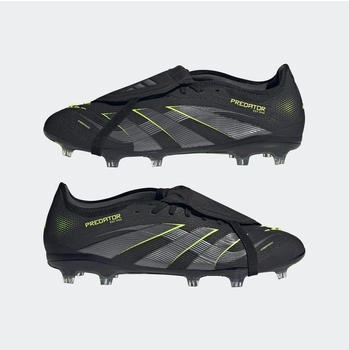 Adidas Predator Elite Foldover Tongue FG (JS4072) core black/carbon/lemon – Gezielter Grip für feste Böden