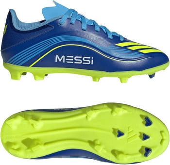 Adidas F50 League Messi Kids FG/MG royal blue/solar yellow/semi blue burst
