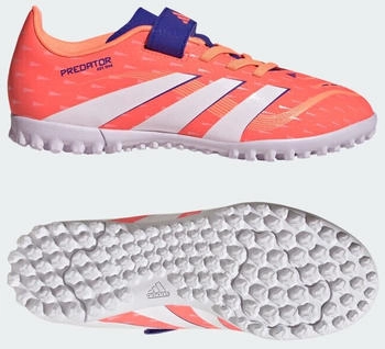 Adidas Predator Club Kids TF signal coral/cloud white/beam orange