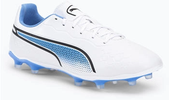 Puma King Match FG/AG (107570) puma white/puma black/blue glimmer/ultra orange