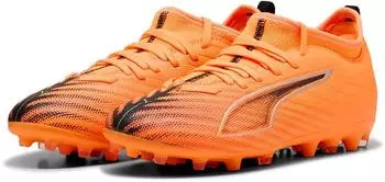 Puma Ultra 6 Match+ MG Jr Laceless heat fire/schwarz/leuchtend rot