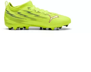 Puma Ultra 6 Match+ MG Jr Laceless yellow alert/puma black/glowin