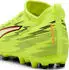 Puma Ultra 6 Match+ MG Jr Laceless yellow alert/puma black/glowing red/lime squeeze