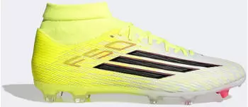 Adidas F50 League Mid FG/MG Women team solar gelb 2/core schwarz/lucid rot