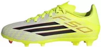 Adidas F50 League FG/MG Jr tesoye/cblack/lucred