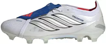 Adidas Predator Elite Fold-Over Tongue SG cloud white/zero metalic/royal blue – Adidas Predator Elite SG – präzise Ballkontrolle durch Schnürung und Fold-Over Tongue