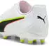 Puma King 20 Play FG/AG puma white/glowing red/yellow alert