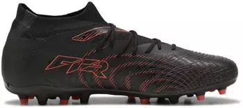 Puma FUTURE 9 MATCH MG schwarz/glowing rot/strong gray