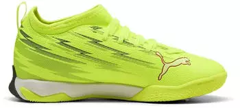 Puma ULTRA 6 MATCH Mid Youth (108518) yellow alert/schwarz/glowing red/lime squeeze