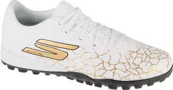 Skechers Academy TF wei&szlig;/gold