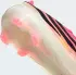 Adidas F50 HYPERFAST PRO, Outsole for Grass and Firm Ground elfenbein/mandarine/pink/schwarz
