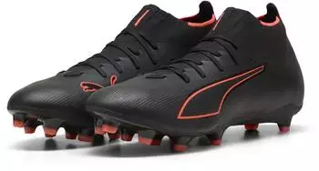 Puma Ultra 6 Match+ FG/AG Football Shoe schwarz/rot