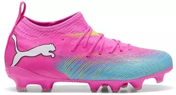 Puma FUTURE 9 MATCH FG/AG poison pink/sun stream/bright aqua/puma white