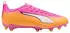Puma ULTRA 6 PLAY FG/AG Youth (108533) poison pink/weiß/sun stream/bright aqua/schwarz