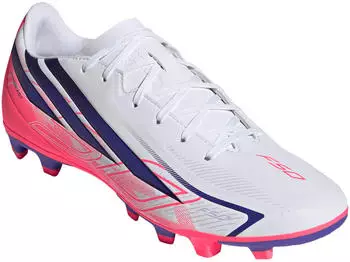 Adidas F50 Club Kids FG/MG FTWR white/solar purple/solar turbo