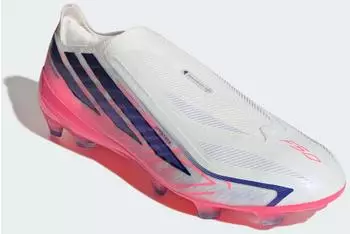 Adidas F50 Hyperfast Pro Laceless Firm Ground Football Boots cloud white/solar purple/solar turbo